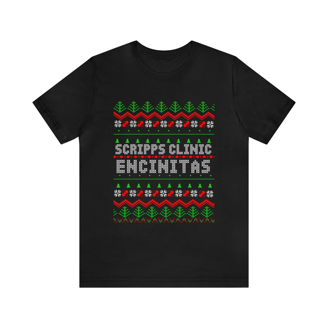 Clinic Encinitas Christmas Sweater Tee 🎄