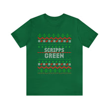 Load image into Gallery viewer, Scripps Green Christmas Sweater Tee 🎄
