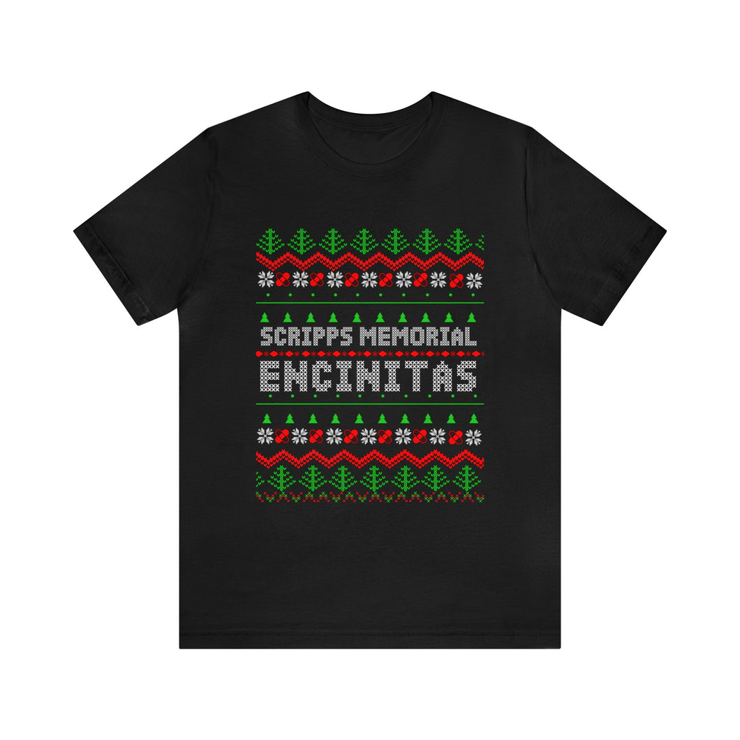 Memorial Encinitas Christmas Sweater Tee 🎄