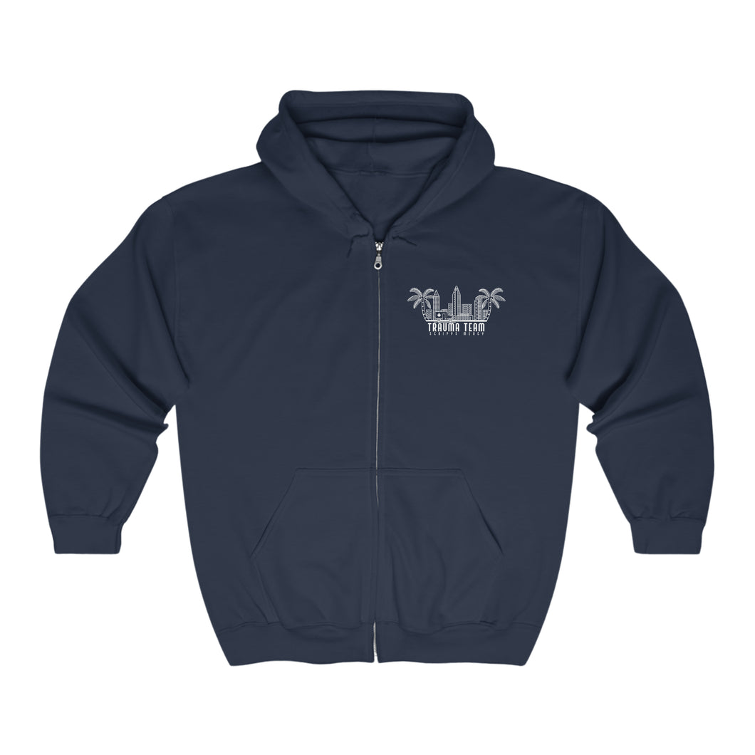 Mercy San Diego Trauma Team 🚑  Zip-Up Hoodie